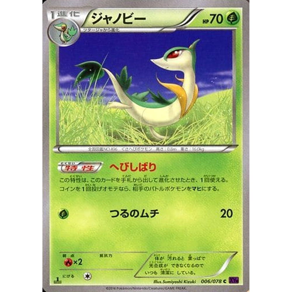 ジャノビー 006/078 [C] XY10 草 ポケモンカードゲームXY BREAK 拡張パック めざめる超王