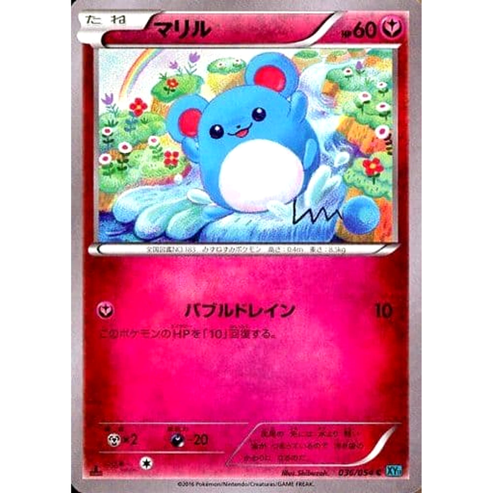マリル 036/054 [C] XY11 フェアリー ポケモンカードゲームXY BREAK 拡張パック 冷酷の反逆者