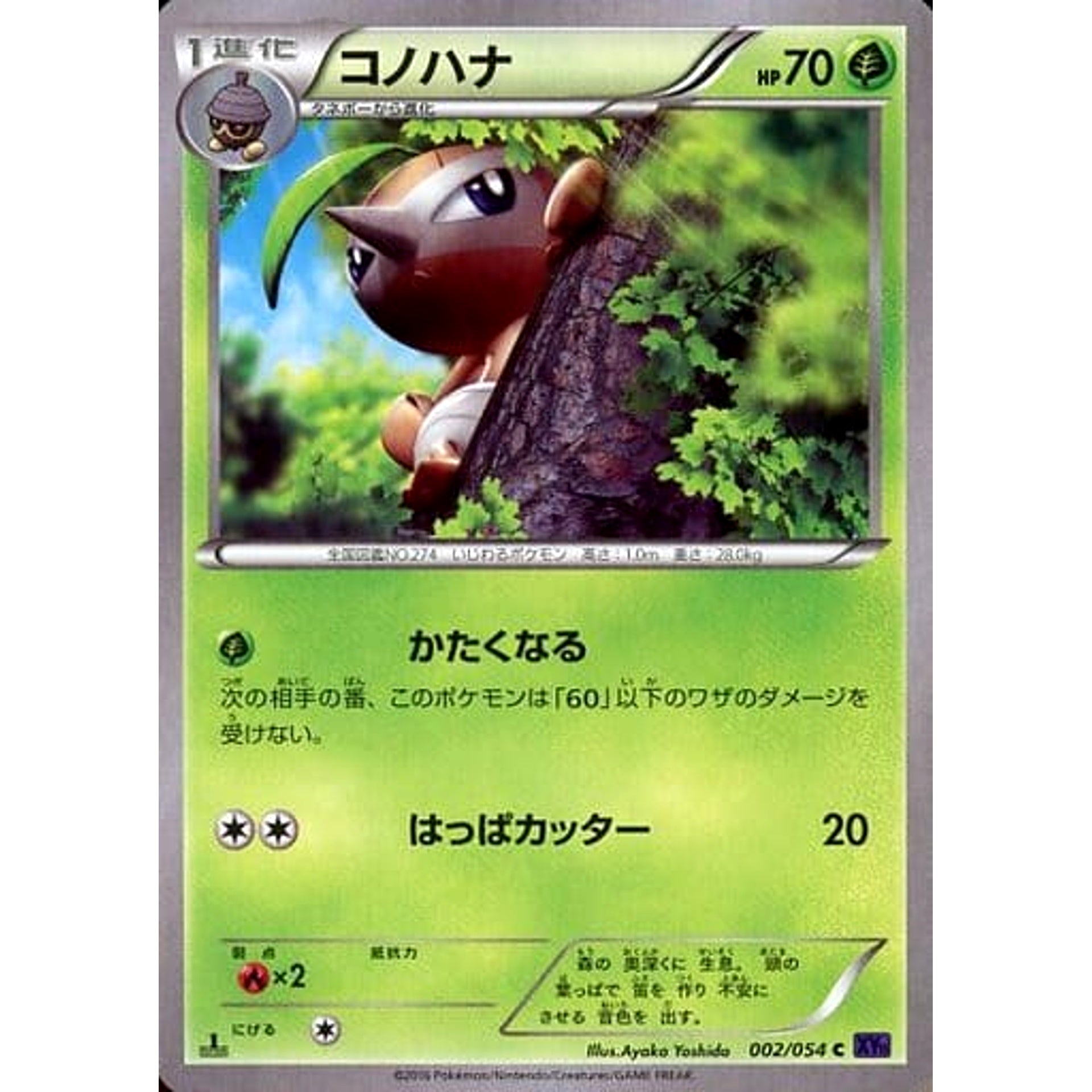 コノハナ 002/054 [C] XY11 草 ポケモンカードゲームXY BREAK 拡張パック 爆熱の闘士