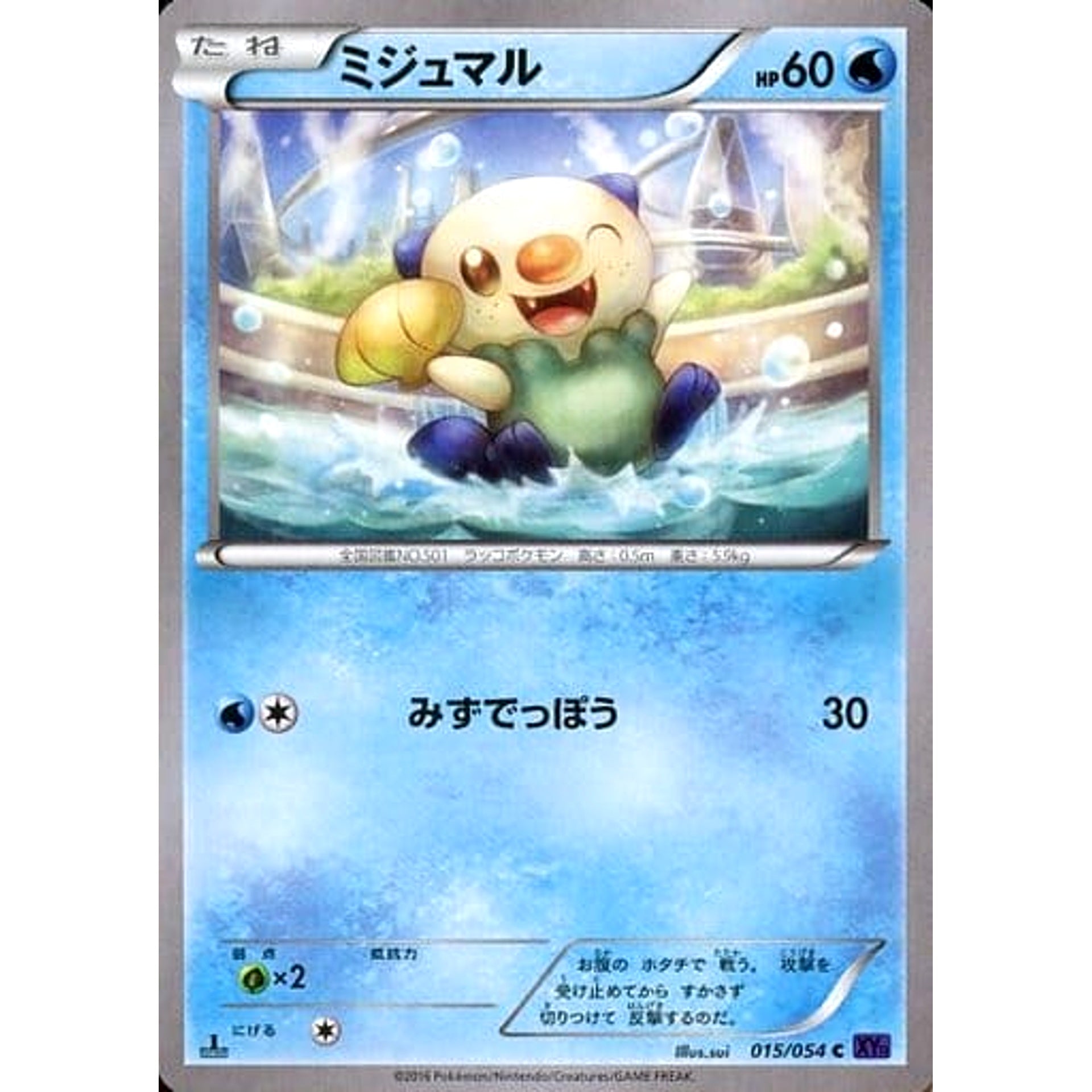 ミジュマル 015/054 [C] XY11 水 ポケモンカードゲームXY BREAK 拡張パック 爆熱の闘士