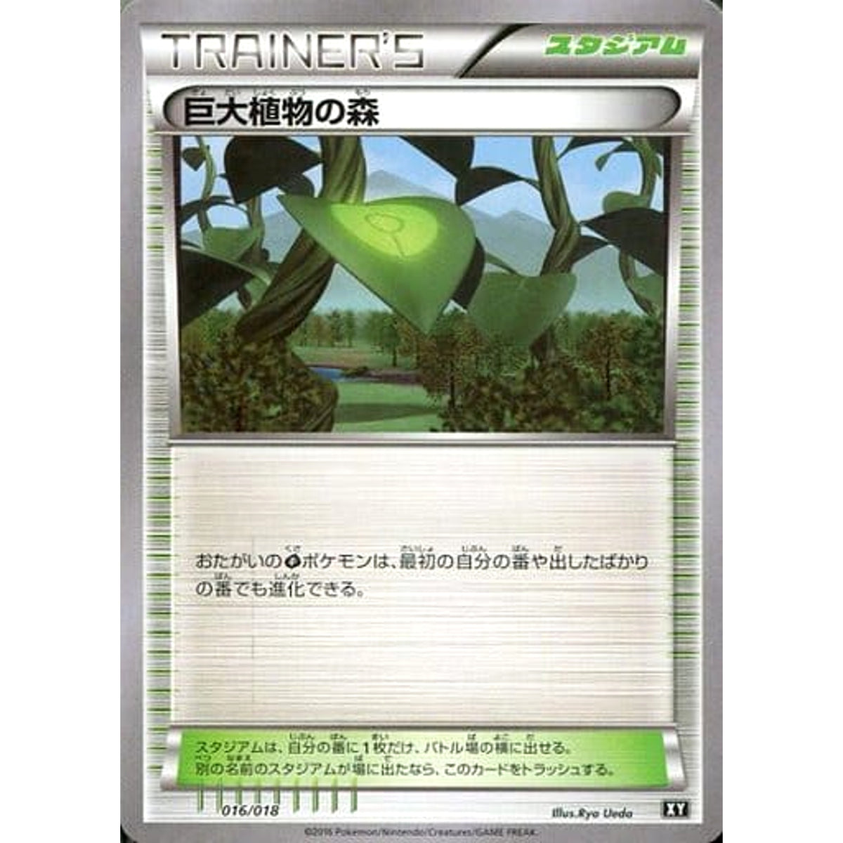 巨大植物の森 016/018 SMB スタジアム ポケモンカードゲーム サン&ムーン プレミアムトレーナーボックス