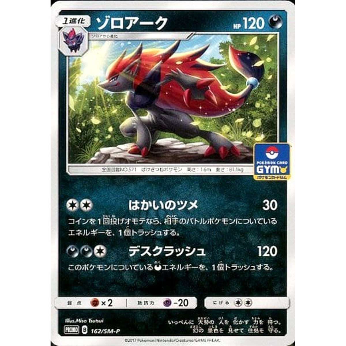 ゾロアーク 162/SM-P [PROMO] SM-P 悪 ポケモンカードゲーム サン&ムーン プロモーションカードSM-P