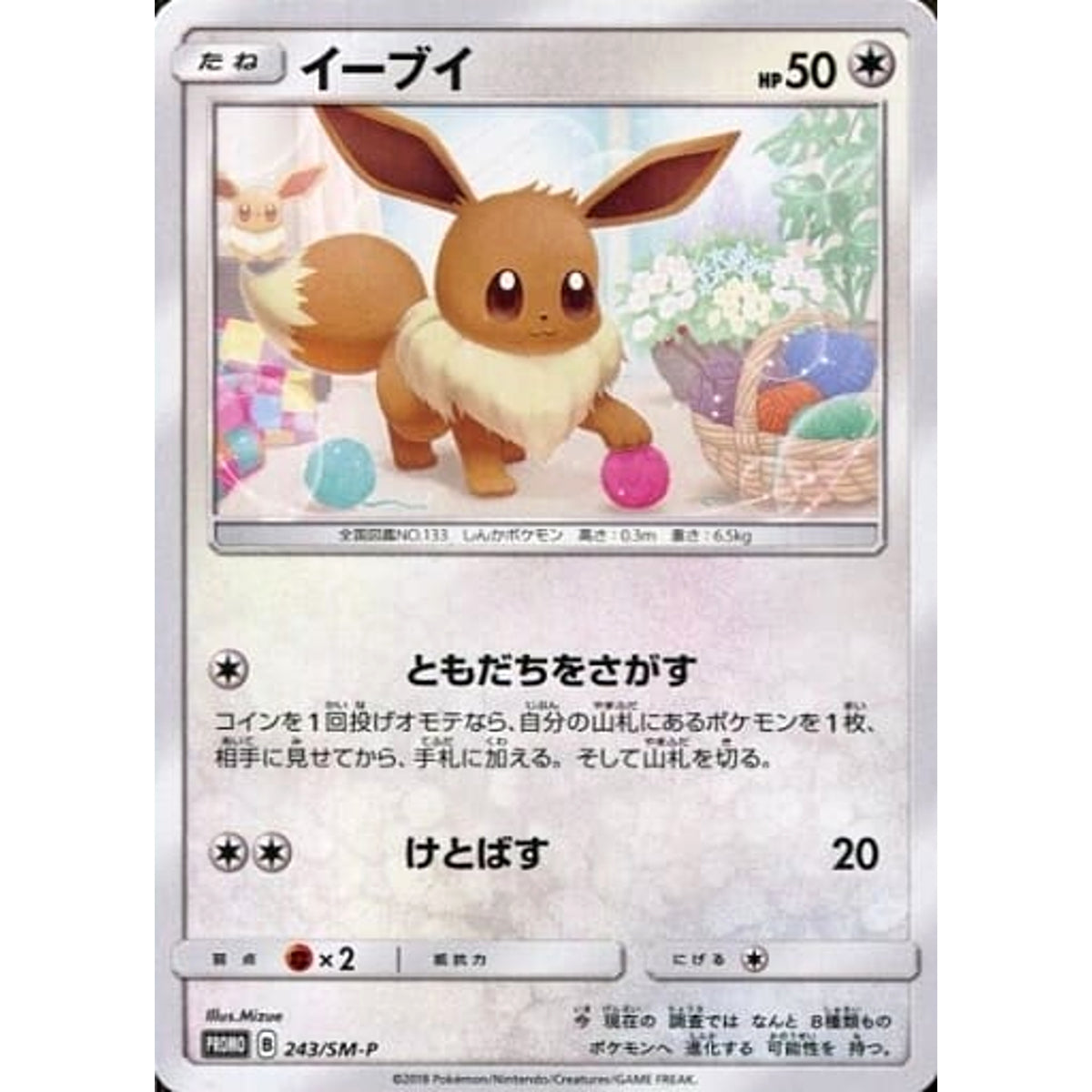 イーブイ 243/SM-P [PROMO] SM-P 無 ポケモンカードゲーム サン&ムーン プロモーションカードSM-P
