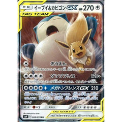 イーブイ&カビゴンGX (キラ仕様) 066/095 [RR] SM9 無 ポケモンカードゲーム サン&ムーン 拡張パック タッグボルト