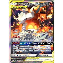 レシラム&リザードンGX (キラ仕様) 097/095 [SR] SM10 炎 ポケモンカードゲーム サン&ムーン 拡張パック ダブルブレイズ