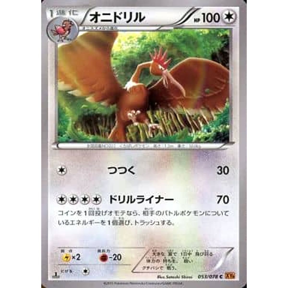 オニドリル 053/078 [C] XY6 無 ポケモンカードゲームXY 拡張パック エメラルドブレイク