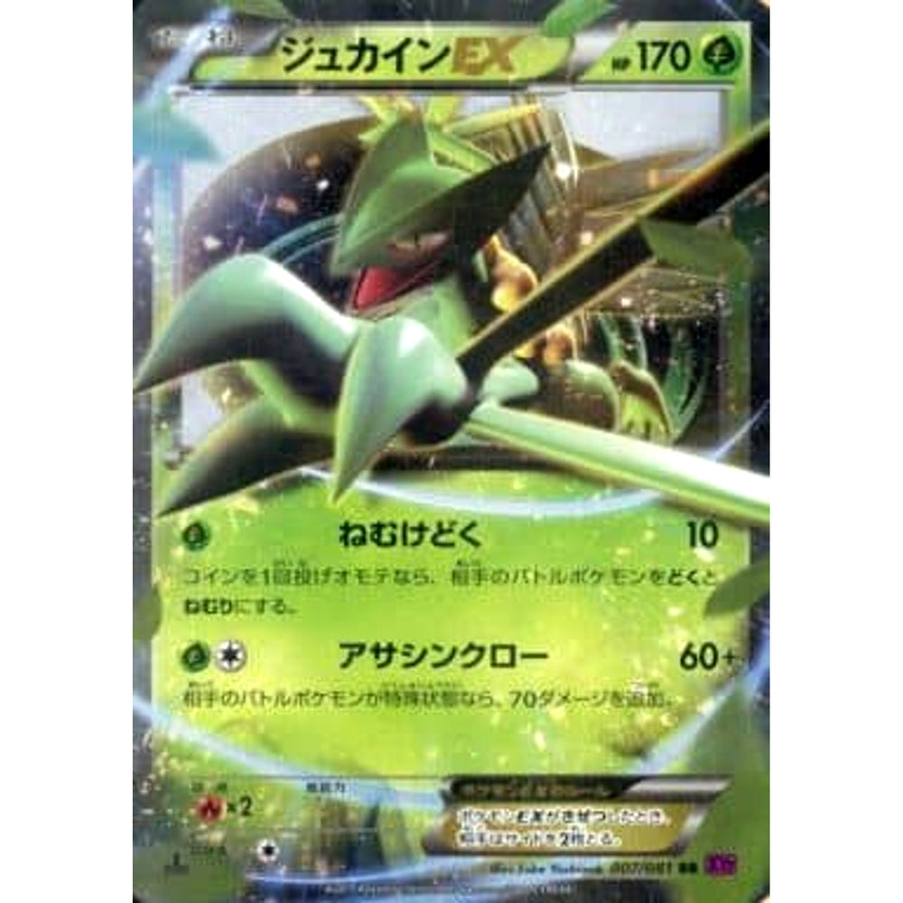 ジュカインEX (キラ仕様) 007/081 [RR] XY7 草 ポケモンカードゲームXY 拡張パック バンデットリング