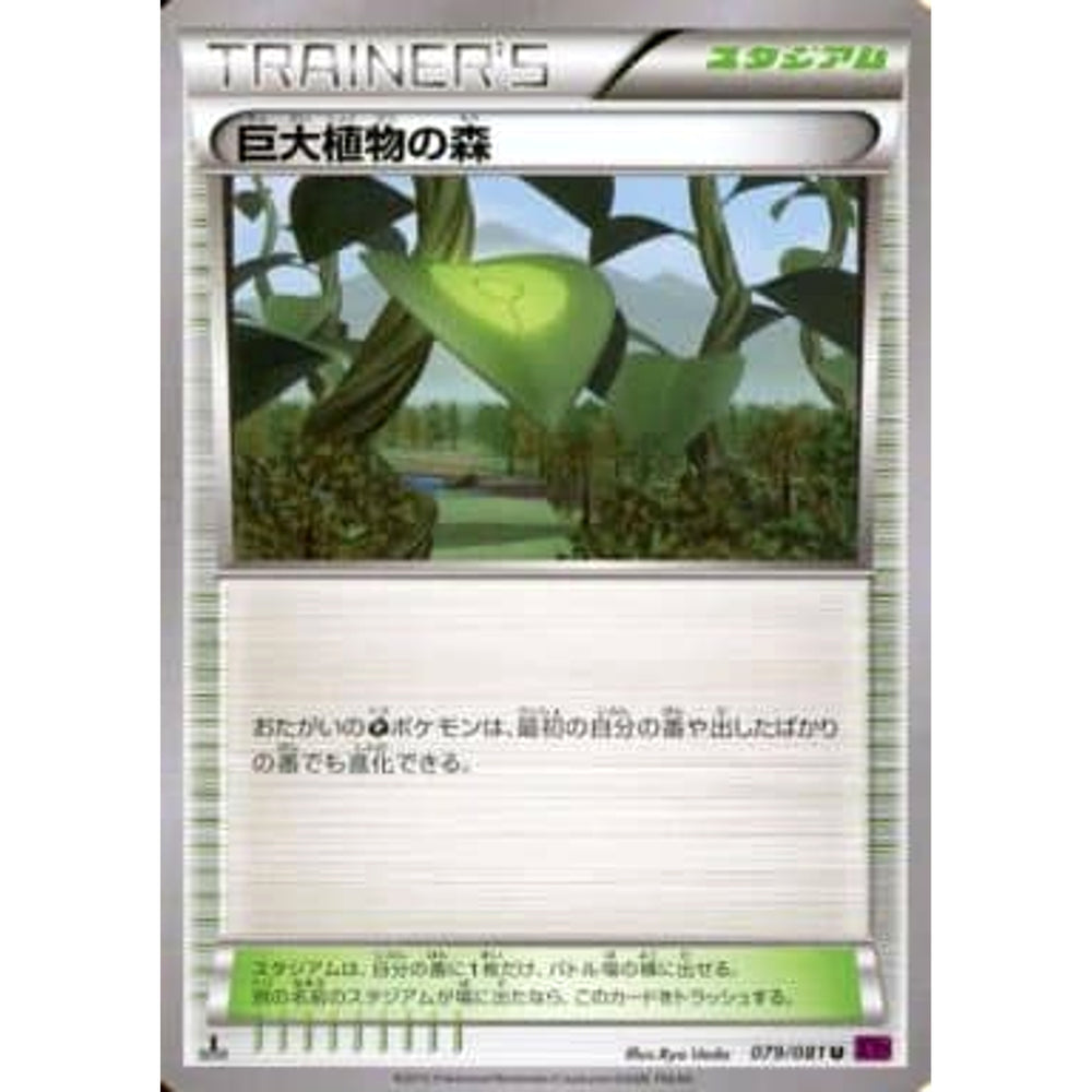 巨大植物の森 079/081 [U] XY7 スタジアム ポケモンカードゲームXY 拡張パック バンデットリング