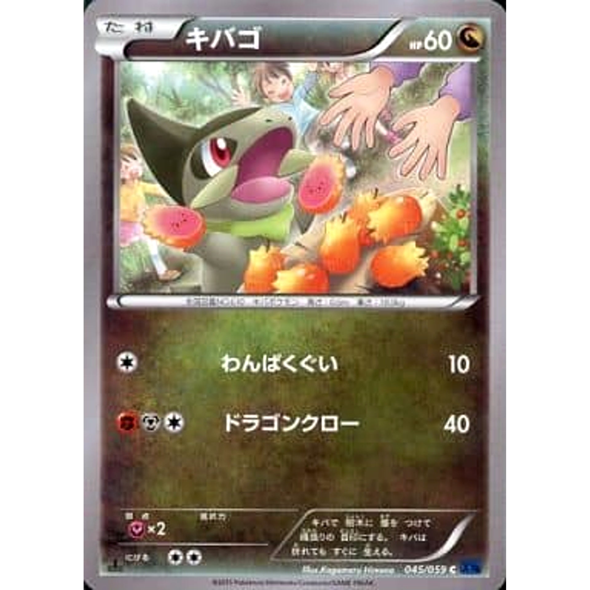 キバゴ 045/059 [C] XY8 ドラゴン ポケモンカードゲームXY BREAK 拡張パック 青い衝撃