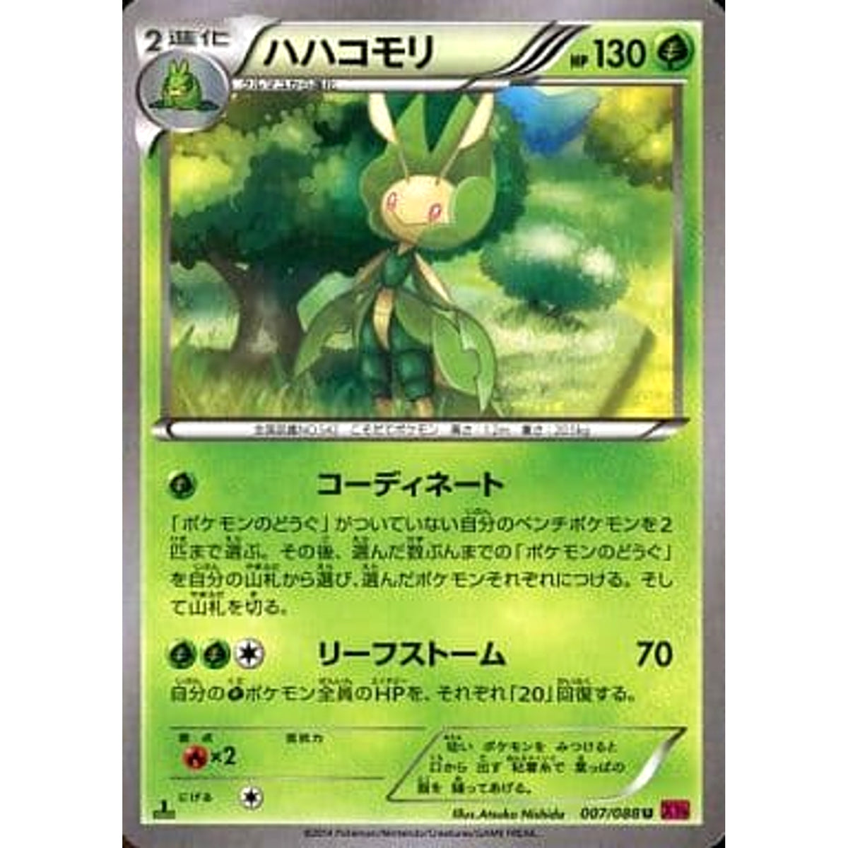 ハハコモリ 007/088 [U] XY4 草 ポケモンカードゲームXY 拡張パック ファントムゲート