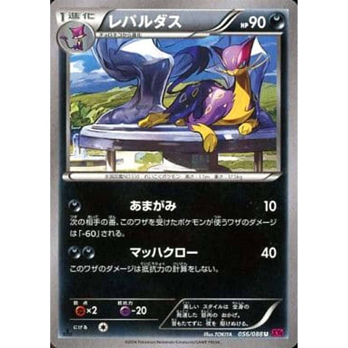 レパルダス 056/088 [U] XY4 悪 ポケモンカードゲームXY 拡張パック ファントムゲート