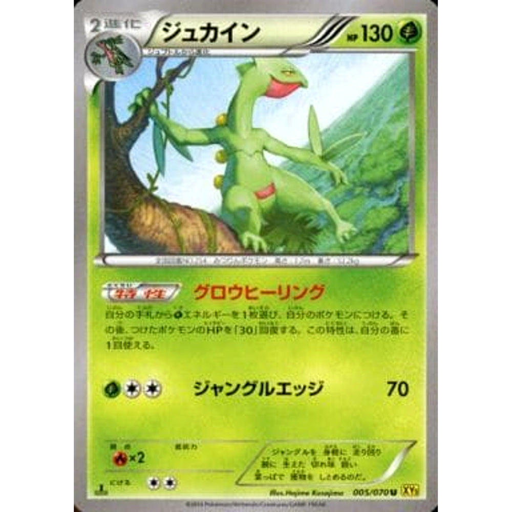 ジュカイン 005/070 [U] XY5 草 ポケモンカードゲームXY 拡張パック ガイアボルケーノ