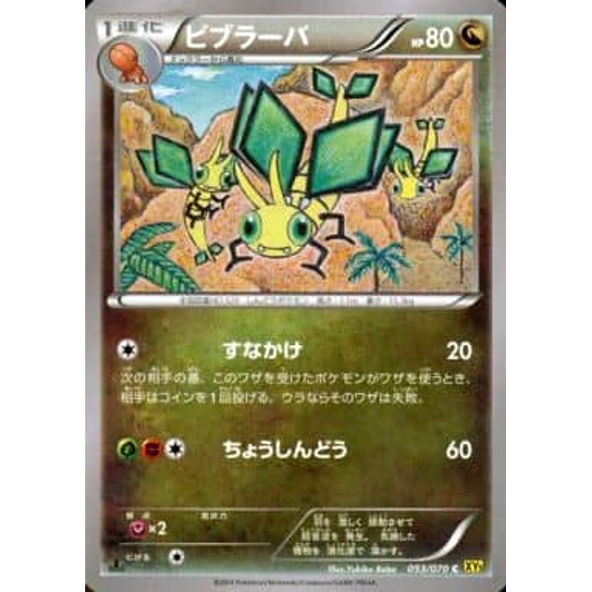 ビブラーバ 053/070 [C] XY5 ドラゴン ポケモンカードゲームXY 拡張パック ガイアボルケーノ