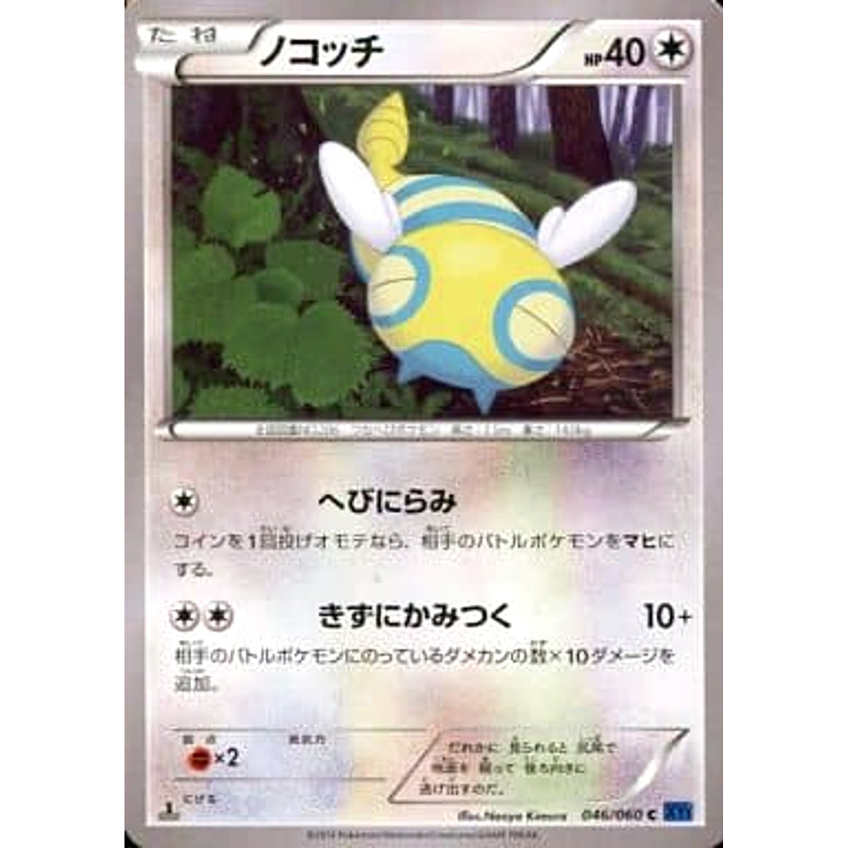 ノコッチ 046/060 [C] XY1 無 ポケモンカードゲームXY 拡張パック コレクションX