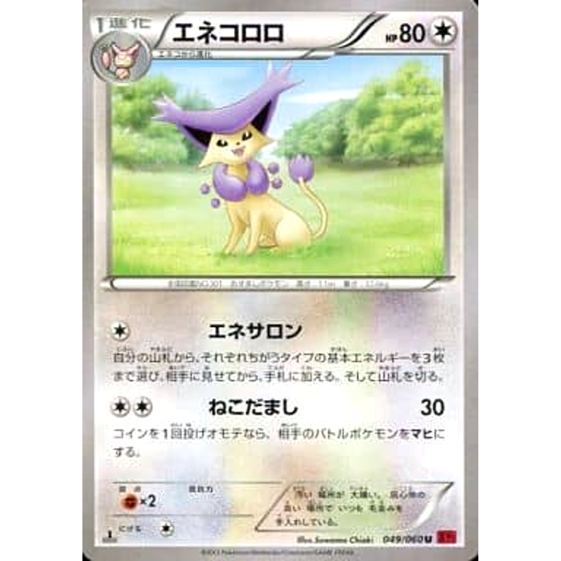 エネコロロ 049/060 [U] XY1 無 ポケモンカードゲームXY 拡張パック コレクションY