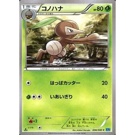 コノハナ 006/080 [C] XY2 草 ポケモンカードゲームXY 拡張パック ワイルドブレイズ