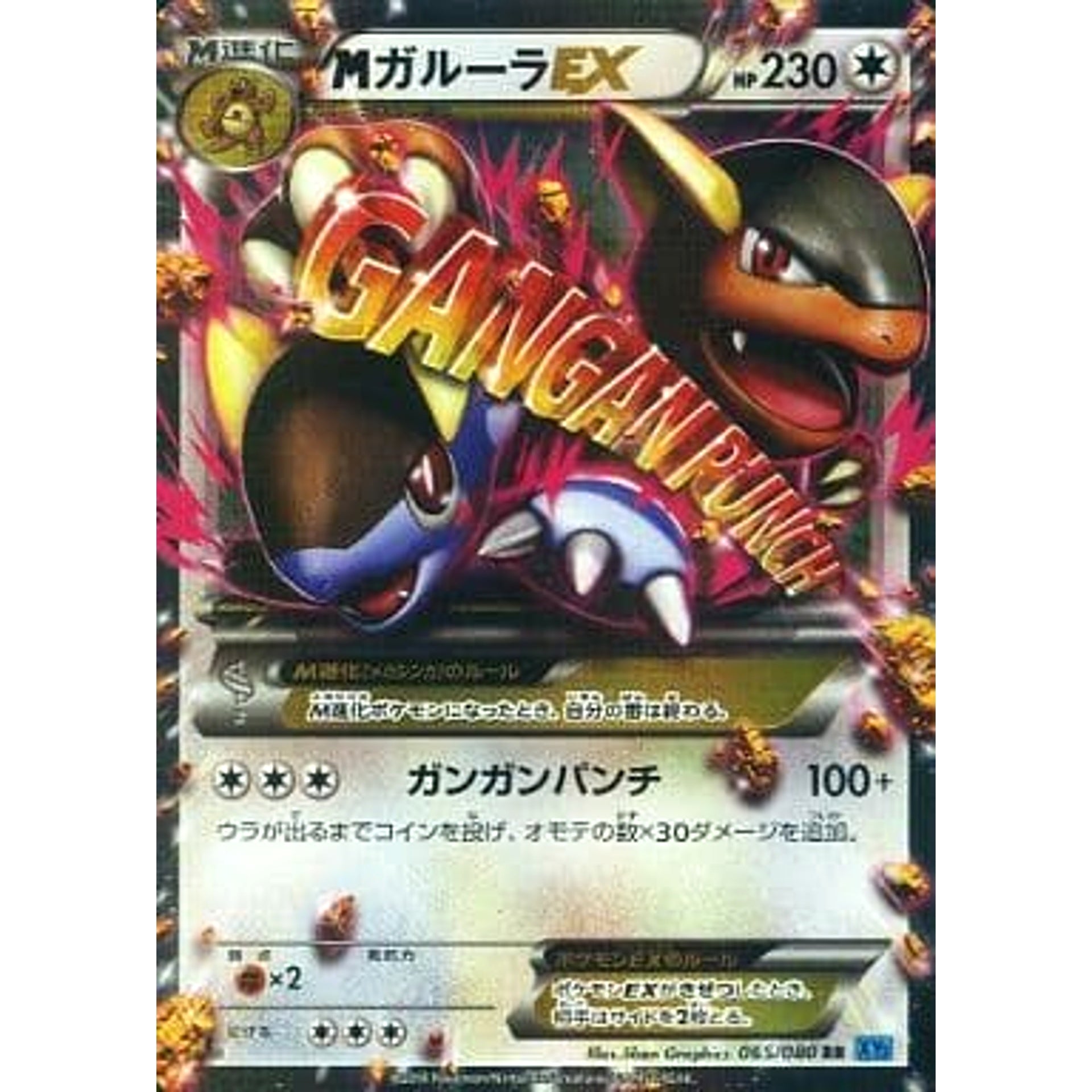 MガルーラEX (キラ仕様) 065/080 [RR] XY2 無 ポケモンカードゲームXY 拡張パック ワイルドブレイズ