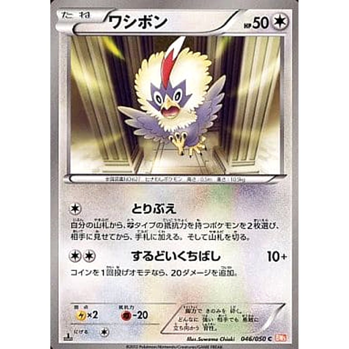 ワシボン 046/050 [C] BW5 無 ポケモンカードゲームBW 拡張パック リューノブレード