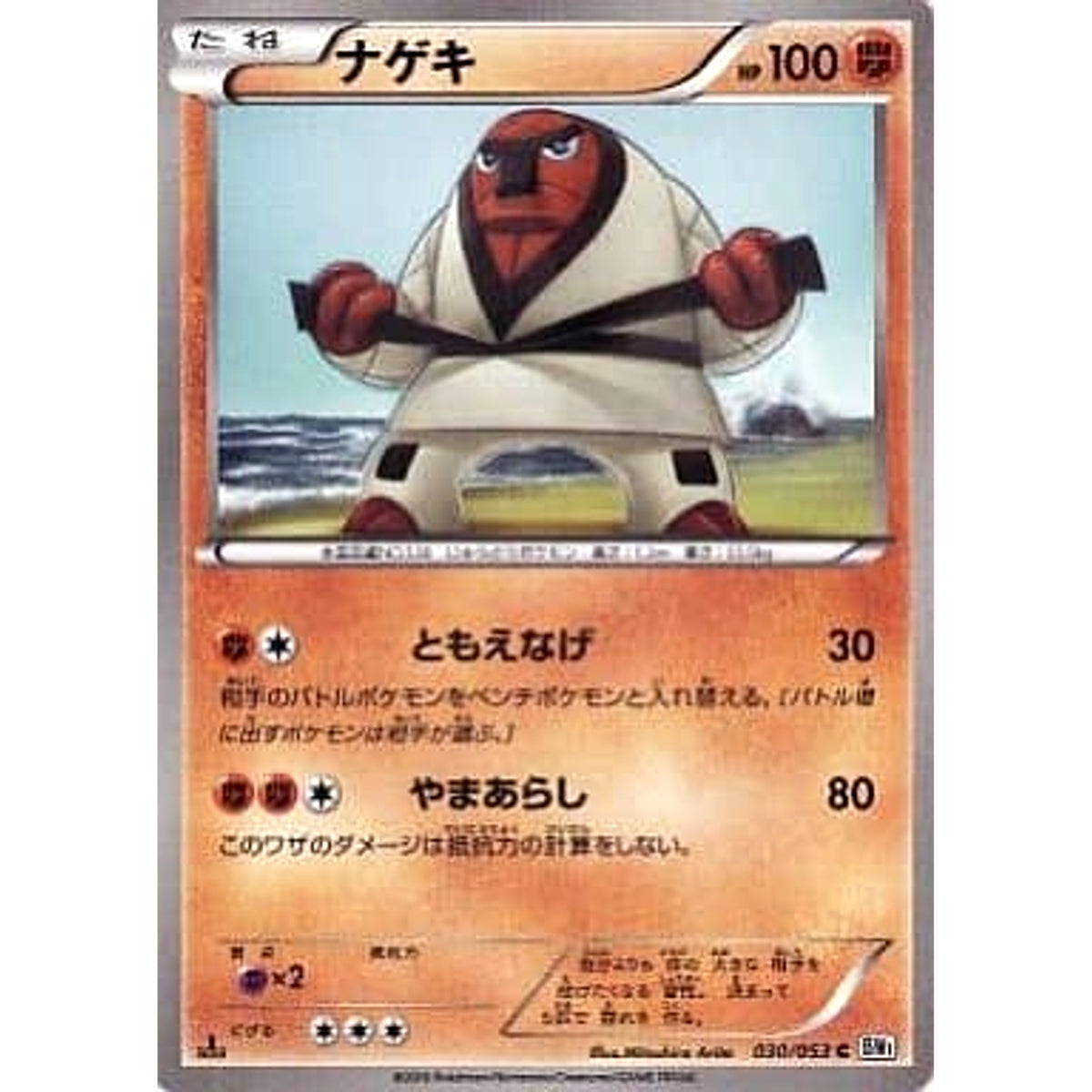 ナゲキ 030/053 [C] BW1 闘 ポケモンカードゲームBW 拡張パック ホワイトコレクション