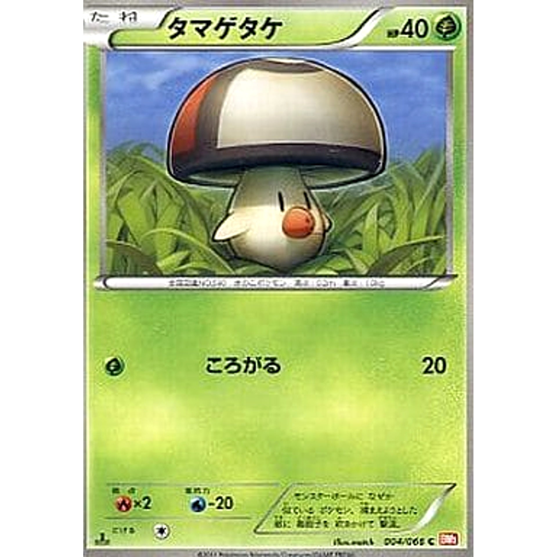タマゲタケ 004/066 [C] BW2 草 ポケモンカードゲームBW 拡張パック レッドコレクション