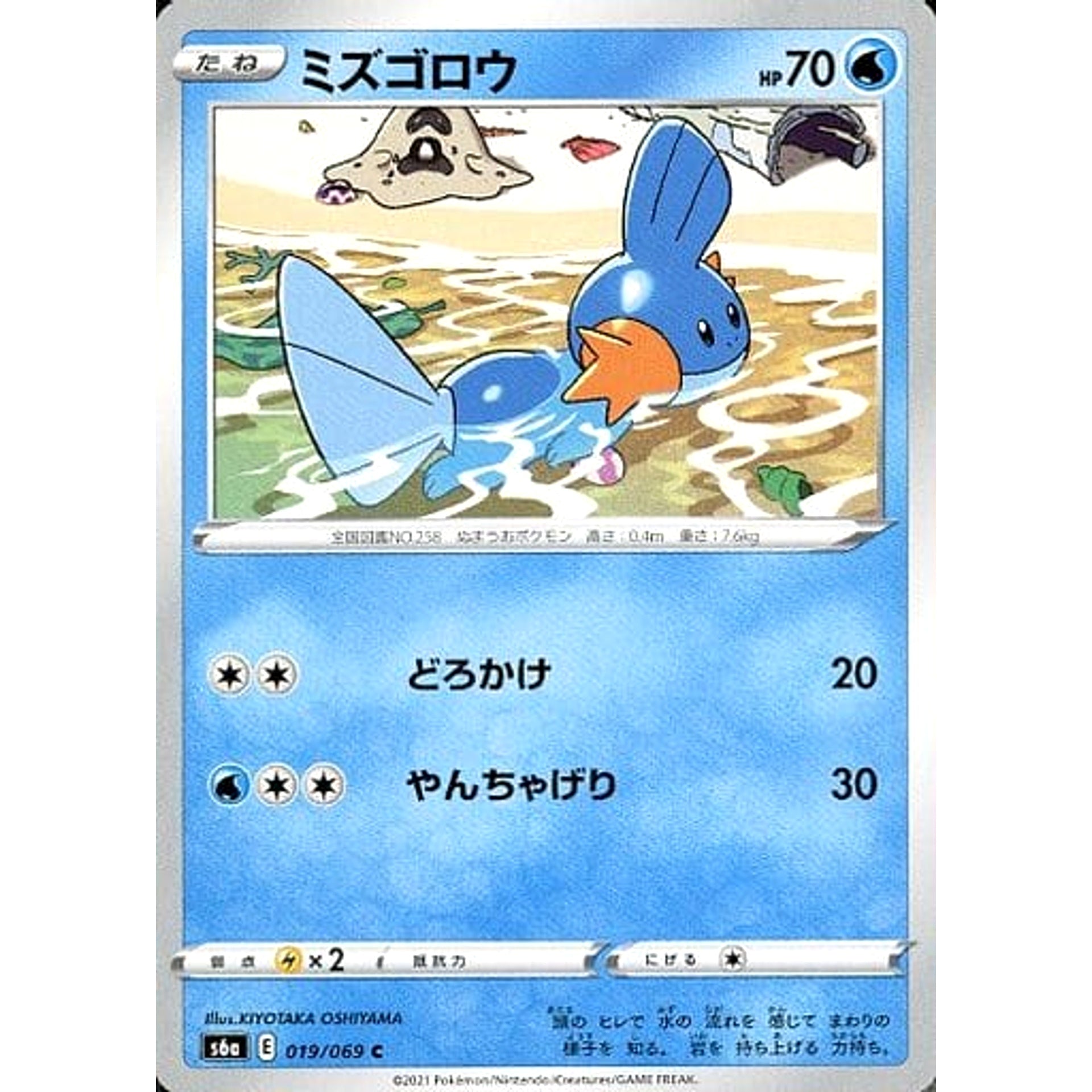 ミズゴロウ 019/069 [C] S6a 水 ポケモンカードゲーム ソード&シールド 強化拡張パック イーブイヒーローズ