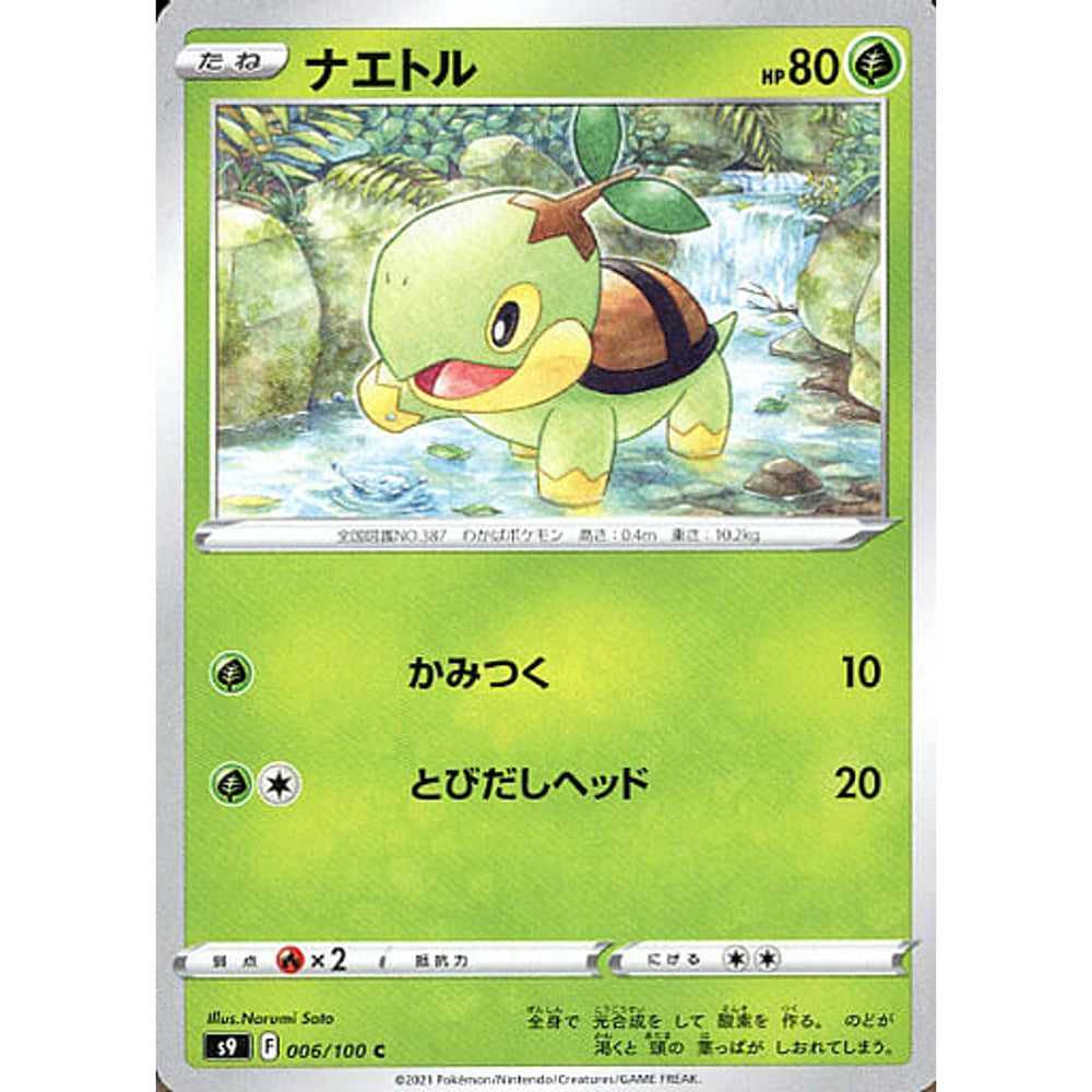 ナエトル 006/100 [C] S9 草 ポケモンカードゲーム ソード&シールド 拡張パック スターバース