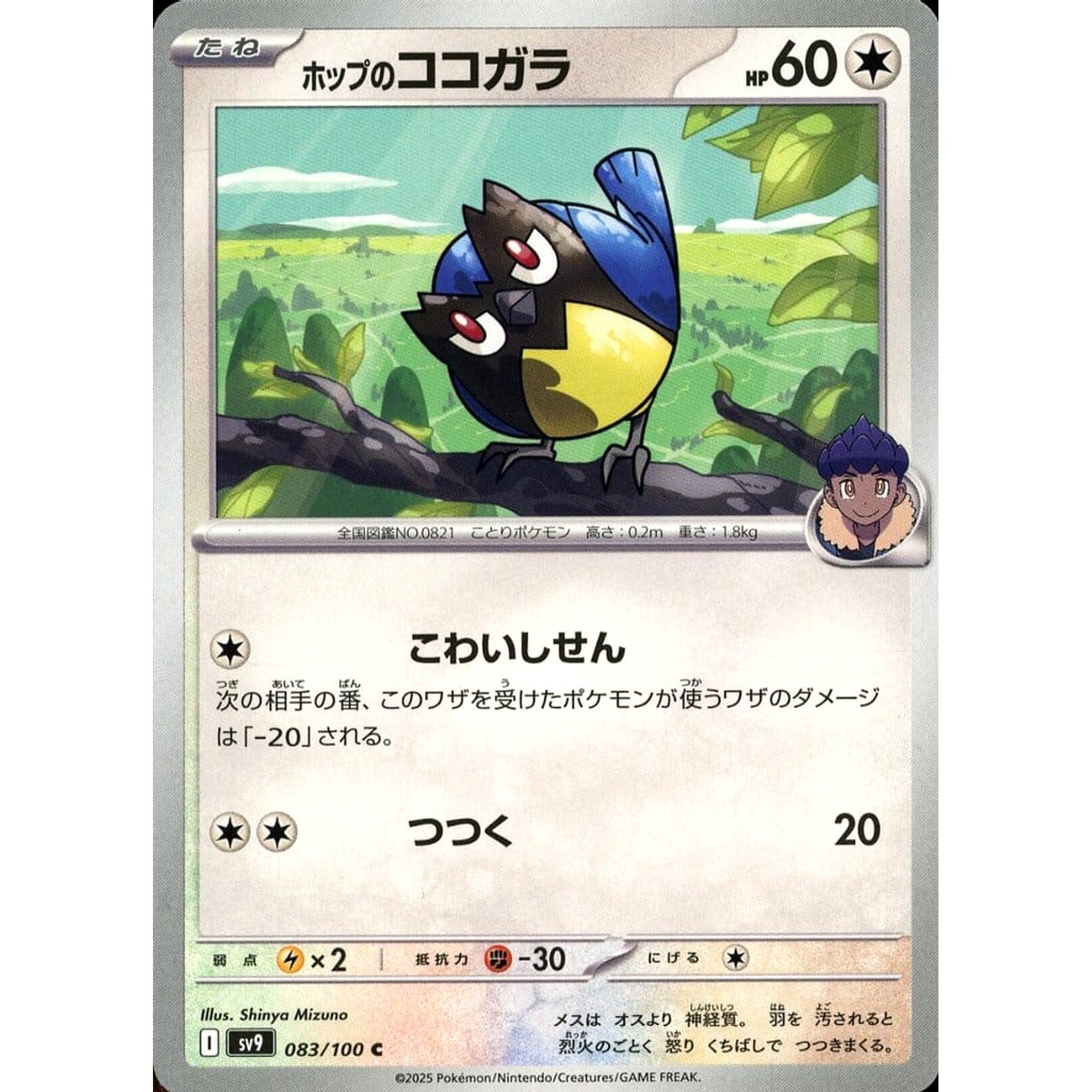 ホップのココガラ 083/100 [C] SV9 無 ポケモンカードゲーム スカーレット&バイオレット 拡張パック バトルパートナーズ