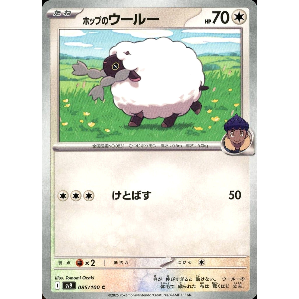 ホップのウールー 085/100 [C] SV9 無 ポケモンカードゲーム スカーレット&バイオレット 拡張パック バトルパートナーズ
